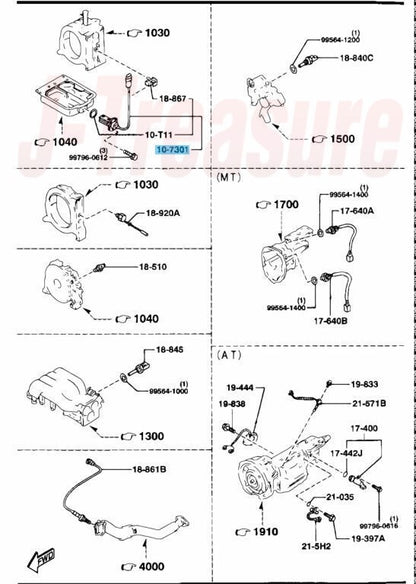 MAZDA RX-7 FD3S 1993-1995 Genuine Oil Level Sending Unit N3A1-10-470A OEM