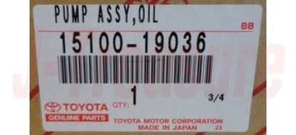 TOYOTA COROLLA CP AE92 1984-1991 Genuine 4AGE Oil Pump Assy 15100-19036 OEM