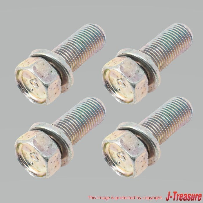 SUBARU WRX STI VAF 15-19 Genuine Disc Brake Caliper Bracket Mounting Bolt x4 Set