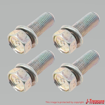 SUBARU WRX STI VAF 15-19 Genuine Disc Brake Caliper Bracket Mounting Bolt x4 Set