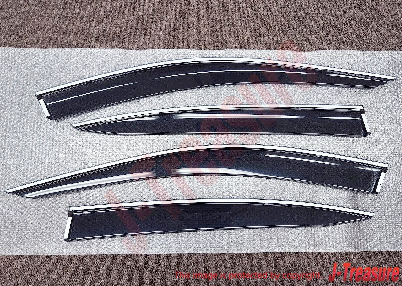HONDA LEGEND ACURA RLX KC2 Genuine Door Visor RH & LH Front & Rear 4pcs Set OEM