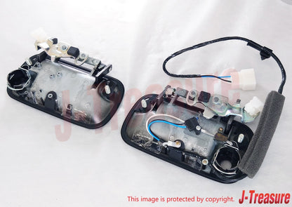 MAZDA RX-7 RX7 FC3S '86-91 Genuine Outer Door Handle Black RH & LH Set OEM RHD