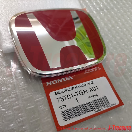 HONDA CIVIC Type R FK8 2017-2019 Genuine Rear Red Emblem 75701-TGH-A01 OEM