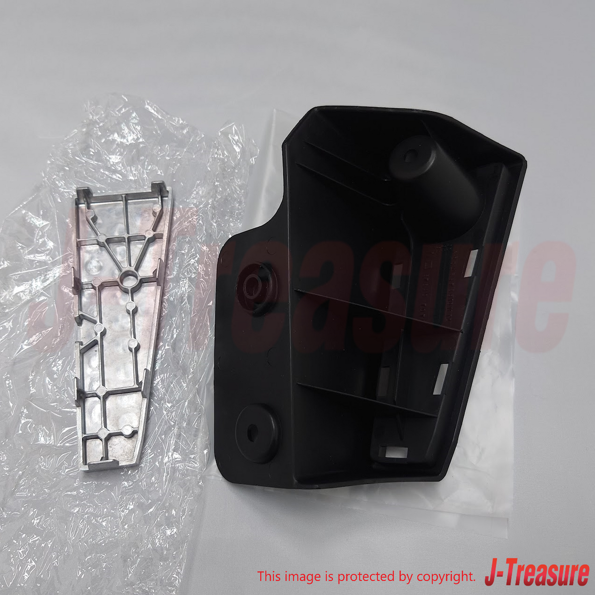 NISSAN SKYLINE GT-R R33 R34 95-02 Genuine Foot Rest & Aluminum Cover Set OEM