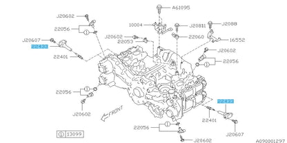 SUBARU FORESTER SJ5 SJ9 2014-2016 Genuine Ignition Coil Assy 22433AA682 x4 Set