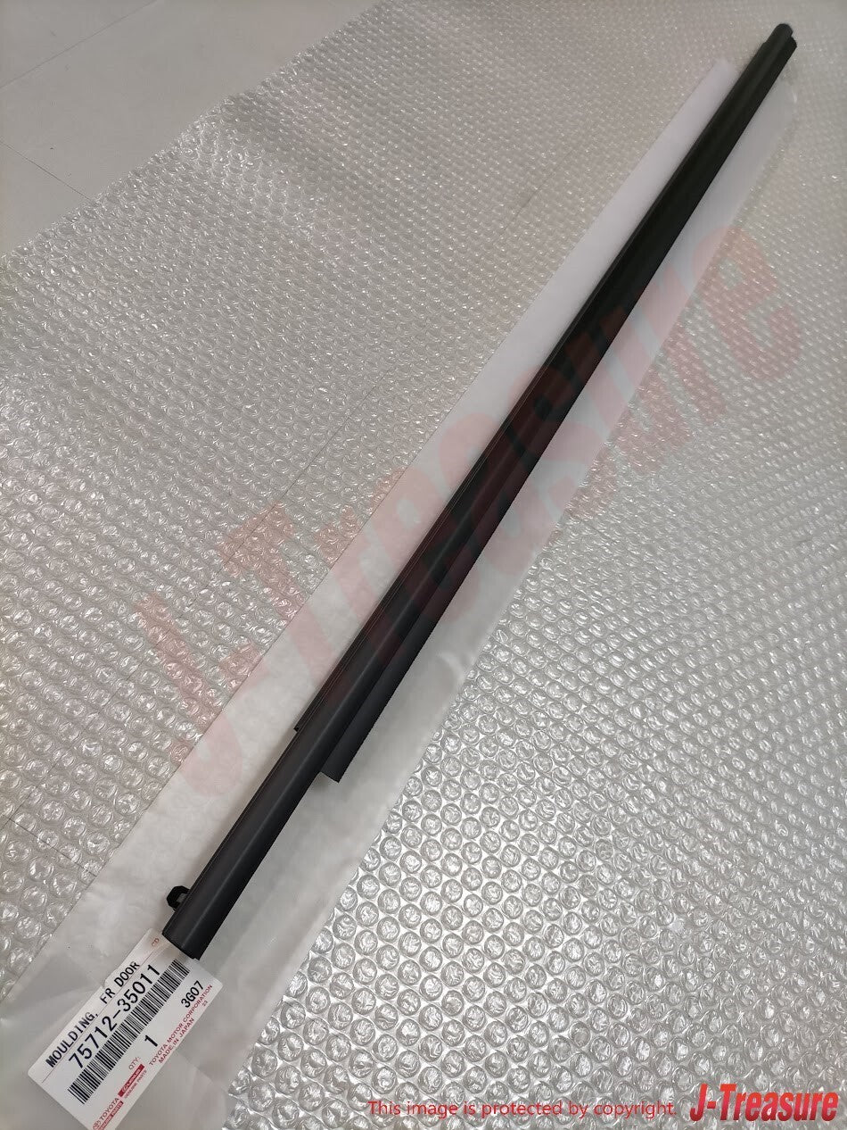 TOYOTA 4RUNNER 10-22 Genuine Door Belt Molding Weatherstrip Front Rear 4pcs OEM