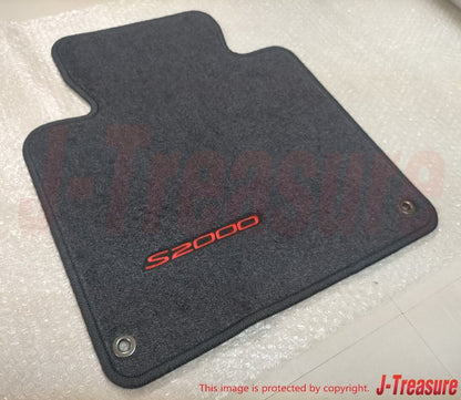 HONDA S2000 Genuine Floor Mat Set Black with Red Letters 83600-S2A-A01ZA OEM LHD