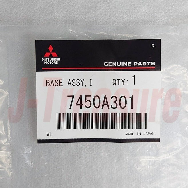 MITSUBISHI Genuine RALLIART Front Grill Emblem & Screw Set 7450A301 MF455390 OEM