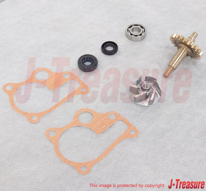 HONDA CR250R 97-01 Genuine W/P Gasket(x2) & Bearing & Seal & Gear & Impeller Set