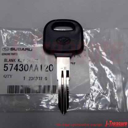 SUBARU IMPREZA WRX GC8 94-01 Genuine Blank Master Key Plate 57430AA120 x2 Set