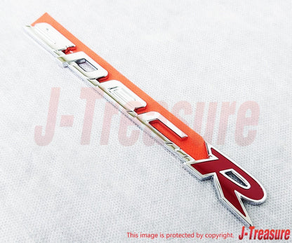 NISSAN SILVIA S15 Genuine Side "Spec R" Emblem Badge Chrome Set 78896-91F01 OEM