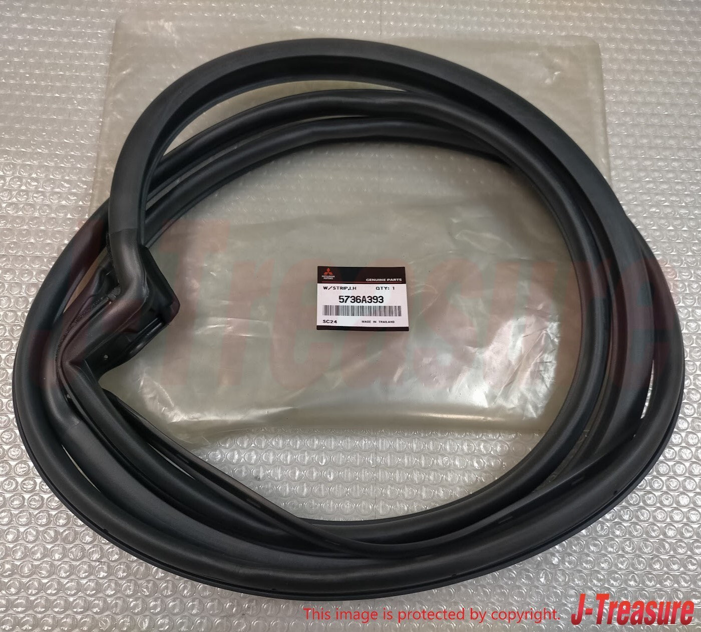 MITSUBISHI LANCER EVO 7 8 9 CT9A Genuine Rear Door Weatherstrip  RH & LH Set OEM