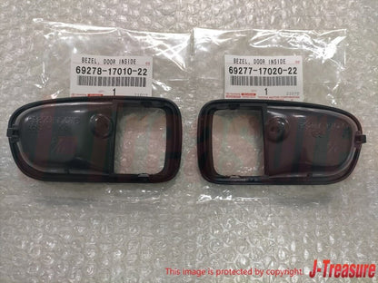 TOYOTA MR2 SW20 1990-1995 Genuine Door Inside Handle Bezel Right & Left Set OEM