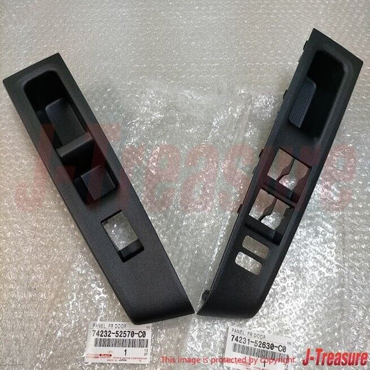 TOYOTA VITZ 2010-2014 RHD Genuine Front Armrest Upper Panel Right & Left Set OEM