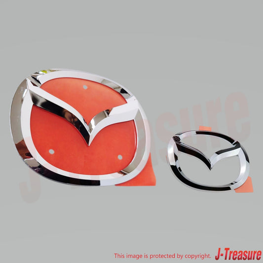 MAZDA MX-5 MIATA NC 2009-2015 Genuine Front Bumper Emblem & Rear Emblem Set OEM