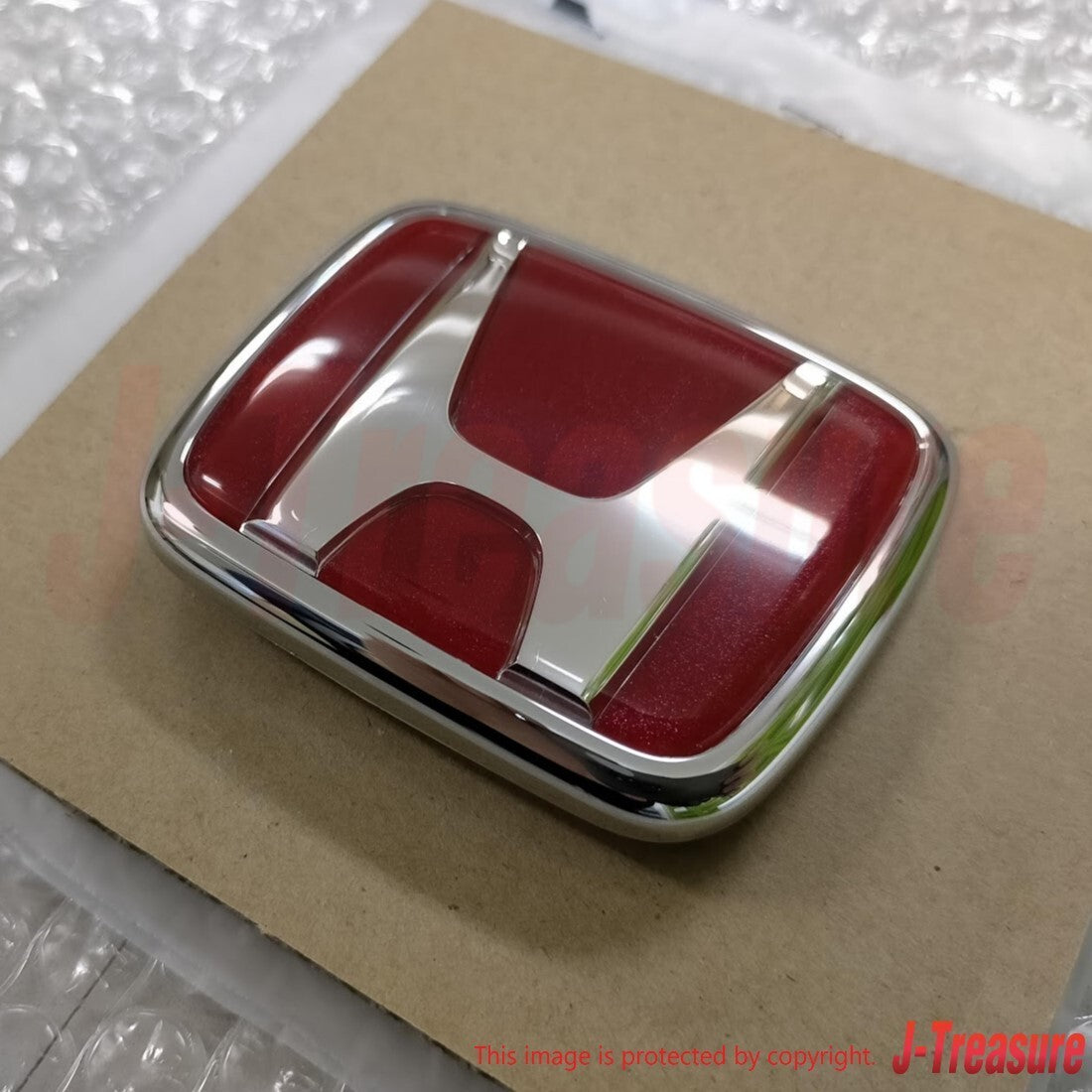 HONDA CIVIC TYPE-R EK9 98-00 Genuine Front Red Emblem Badge 75700-ST7-Z00 OEM