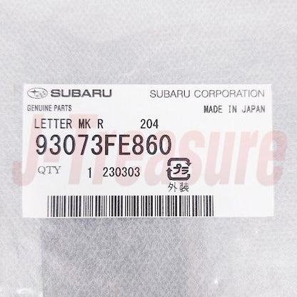 SUBARU IMPREZA STI GDB 05-06 Genuine Letter Mark Emblem "S204" 93073FE860 OEM
