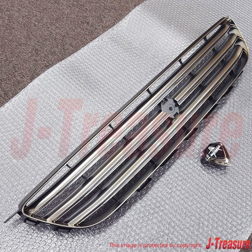 TOYOTA ALTEZZA 98-05 Genuine Radiator Grille Early Model & F/Emblem BK Set OEM