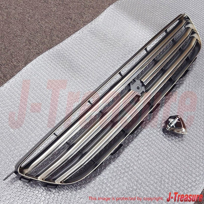 TOYOTA ALTEZZA 98-05 Genuine Radiator Grille Early Model & F/Emblem BK Set OEM