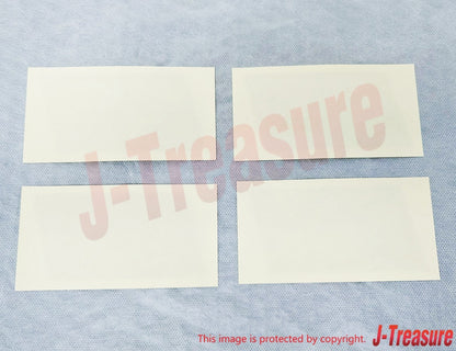 TOYOTA GR SPORT Genuine GR Logo Discharge Tape 100mm x 55mm Set of 4 MS373-00001