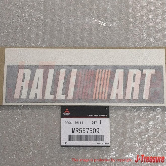 MITSUBISHI LANCER EVO6 CP9A Genuine TOMMI MAKINEN "RALLIART" Decal 2Pcs Set OEM