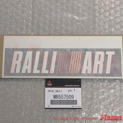 MITSUBISHI LANCER EVO6 CP9A Genuine TOMMI MAKINEN "RALLIART" Decal 2Pcs Set OEM