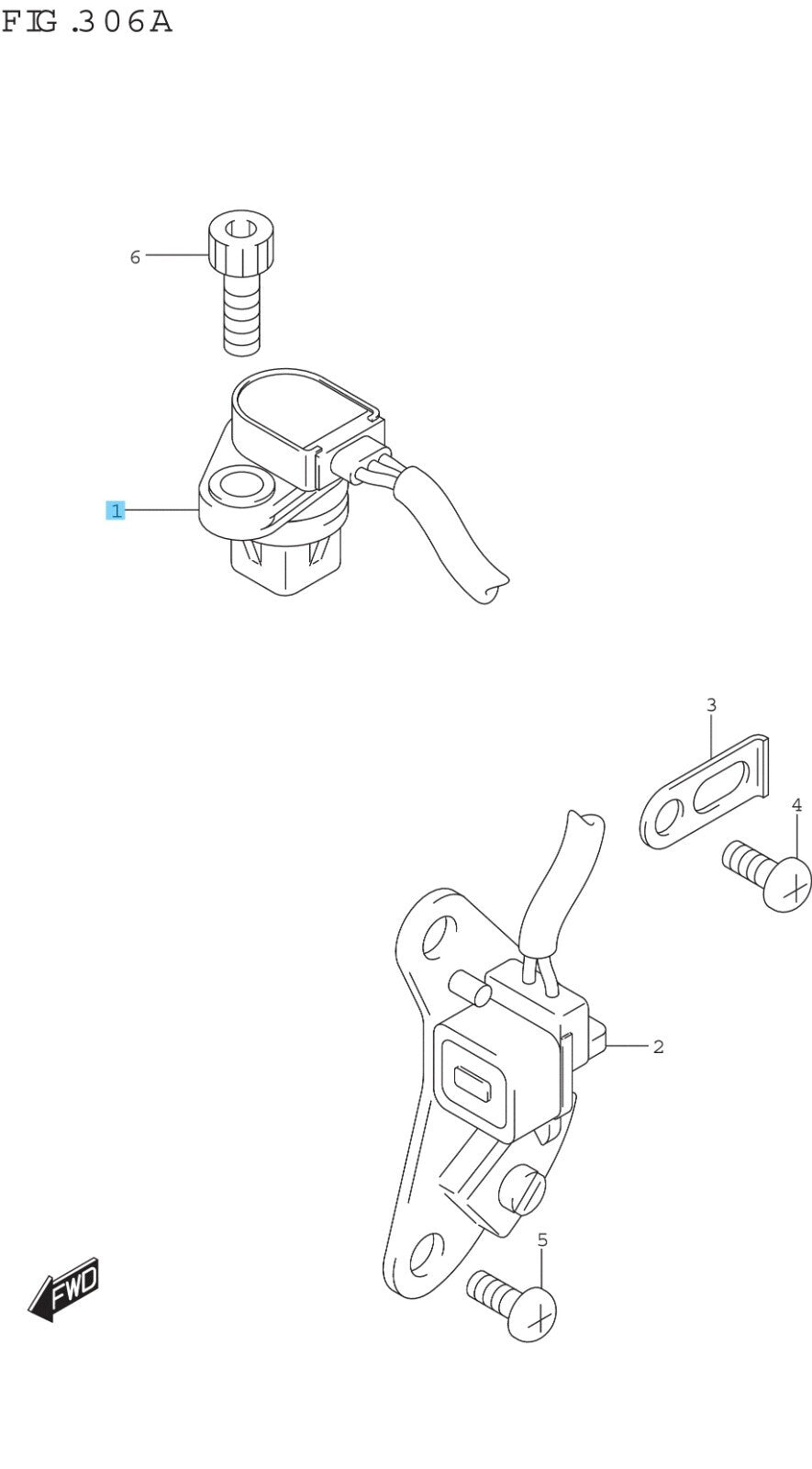 SUZUKI GSX-R750 2021-2024 Genuine Cam Position Sensor Assy 33220-01H01 OEM