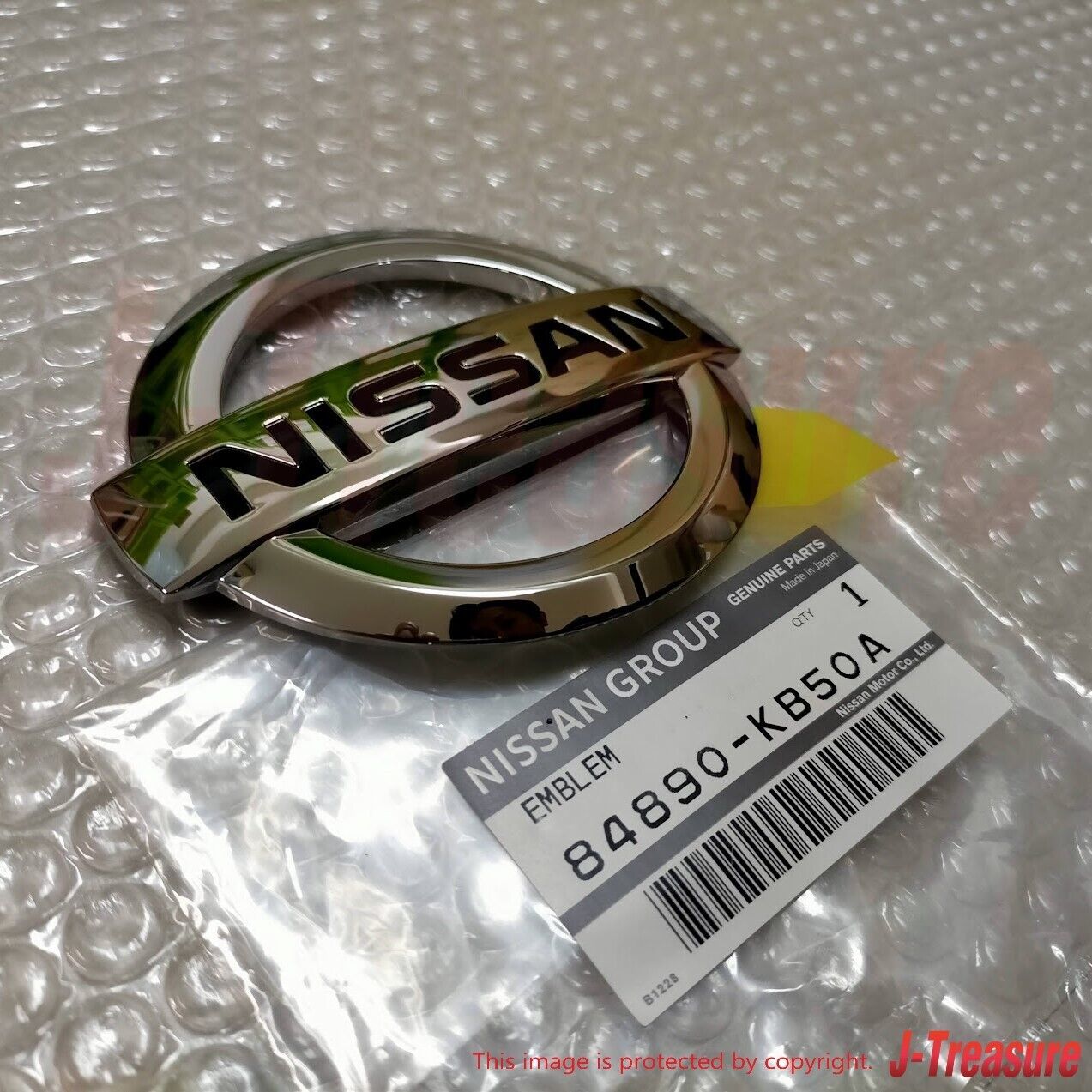 NISSAN GT-R R35 2011-2021 Genuine "NISSAN" & "GTR" Trunk Lid Emblem Set OEM