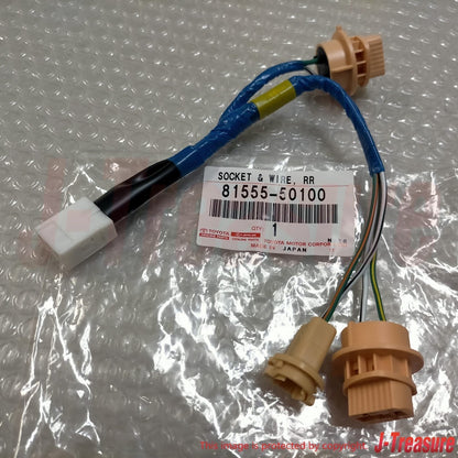 LEXUS LS430 UCF30 01-04 Genuine Rear Combination Lamp Socket & Wire 81555-50100