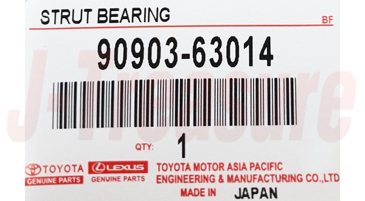 TOYOTA HIGHLANDER 01-13 GSU40 Genuine Front Suspension Support Bearing RH or LE
