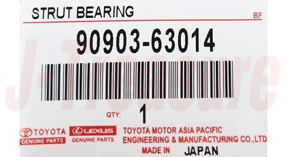 TOYOTA HIGHLANDER 01-13 GSU40 Genuine Front Suspension Support Bearing RH or LE