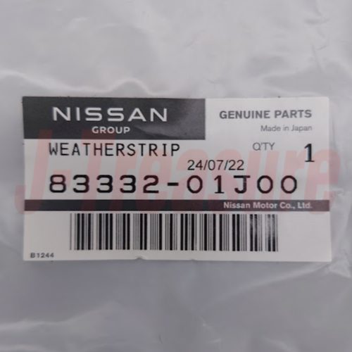 NISSAN SAFARI HARDTOP Y60 91-95 Genuine Side Window Weather Strip RH 83332-01J00