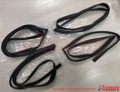 TOYOTA LAND CRUISER LEXUS LX450 91-97 Genuine Door Glass Run FR FL RR RL Set OEM