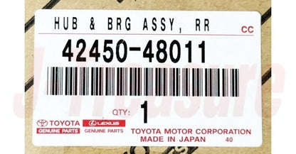 TOYOTA CAMRY ACV40 '02-11 Genuine Rear Axle Hub & Bearing Assy RH & LH Set OEM