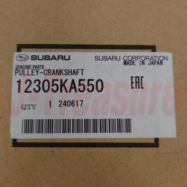 SUBARU SAMBAR VAN & TRUCK KS4 KV4 Genuine Crankshaft Pulley 12305KA550 OEM