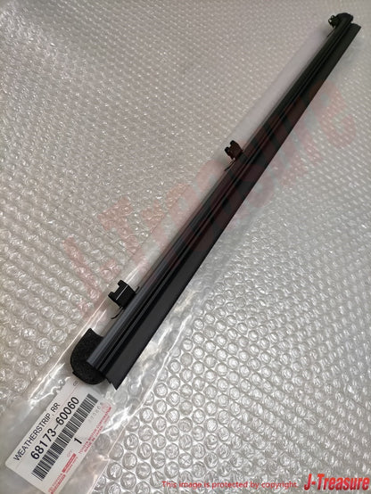 TOYOTA 4RUNNER '10-22 Genuine F & R Door Glass Inner Weatherstrip RH & LH Set