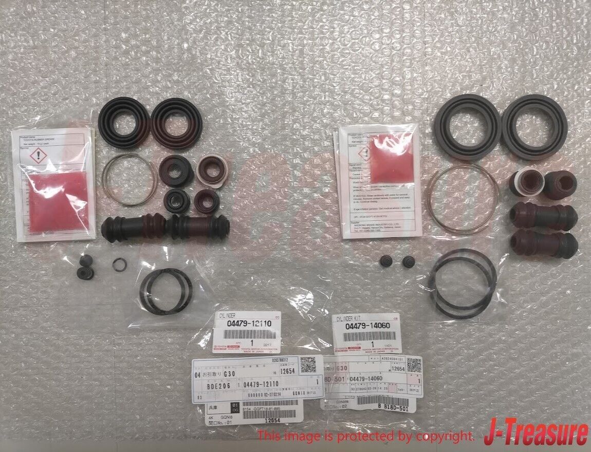 TOYOTA LEVIN TRUENO AE86 Genuine Front & Rear Disc Brake Cylinder Repair Kit OEM