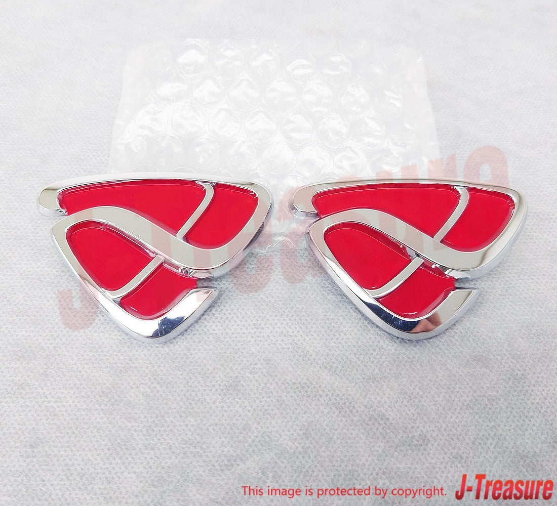 MAZDA RX-7 FD3S Genuine Emblem Red Efini Front & Rear Set OEM