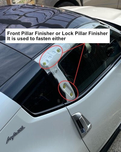 NISSAN 370Z Z34 09-20 Genuine Pillar Finisher Grommet 76848-71S00 x2 Set OEM