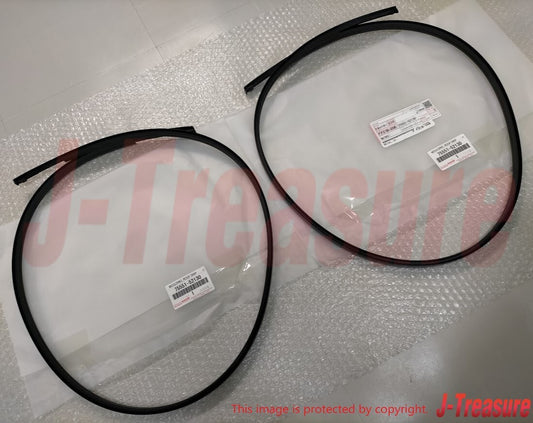TOYOTA YARIS '06-11 Genuine Roof Drip Moulding 3D 4D Hatchback RH & LH Set OEM
