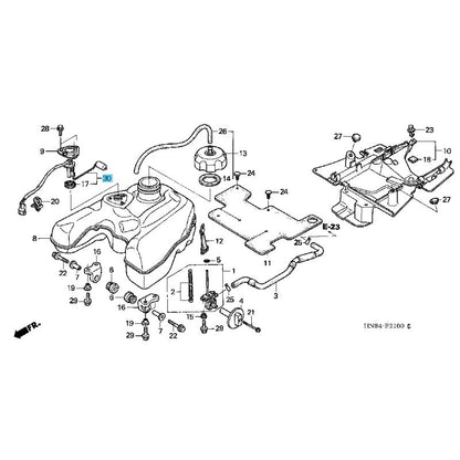 HONDA FOURTRAX RINCON TRX650FA TRX680FA 2003-2023 Genuine Fuel Unit Set OEM