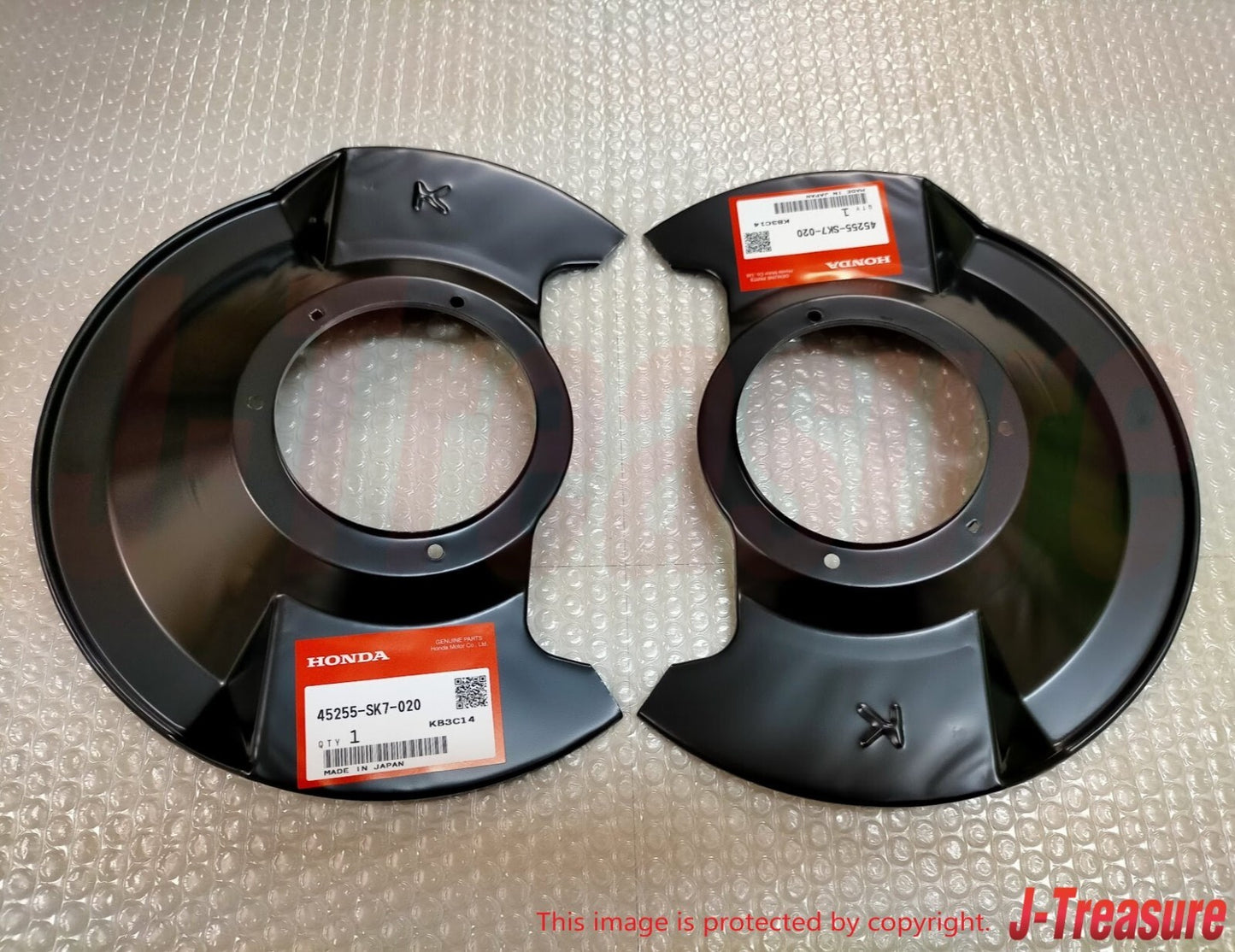 HONDA CIVIC 90-95 INTEGRA 90-01 Genuine Front Brake Splash Guard Cover Set OEM