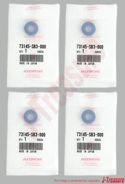HONDA CIVIC EF# 84-91 Genuine Quarter Window Pin Seal 73145-SB3-000 4pcs Set OEM