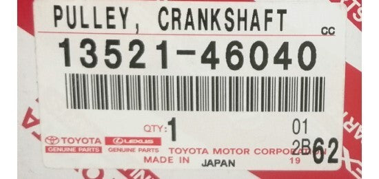 TOYOTA SUPRA JZA80 1995-1998 Genuine Crankshaft Timing Pulley 13521-46040 OEM