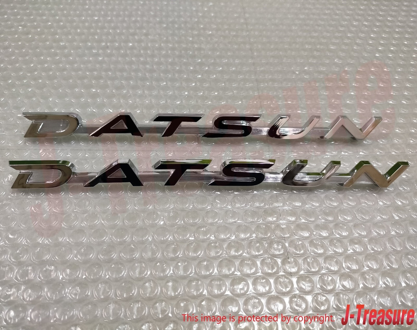 NISSAN DUTSUN 510 Genuine Front Fender Emblem RH & LH Set 63806-21300 x2 OEM