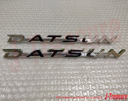 NISSAN DUTSUN 510 Genuine Front Fender Emblem RH & LH Set 63806-21300 x2 OEM