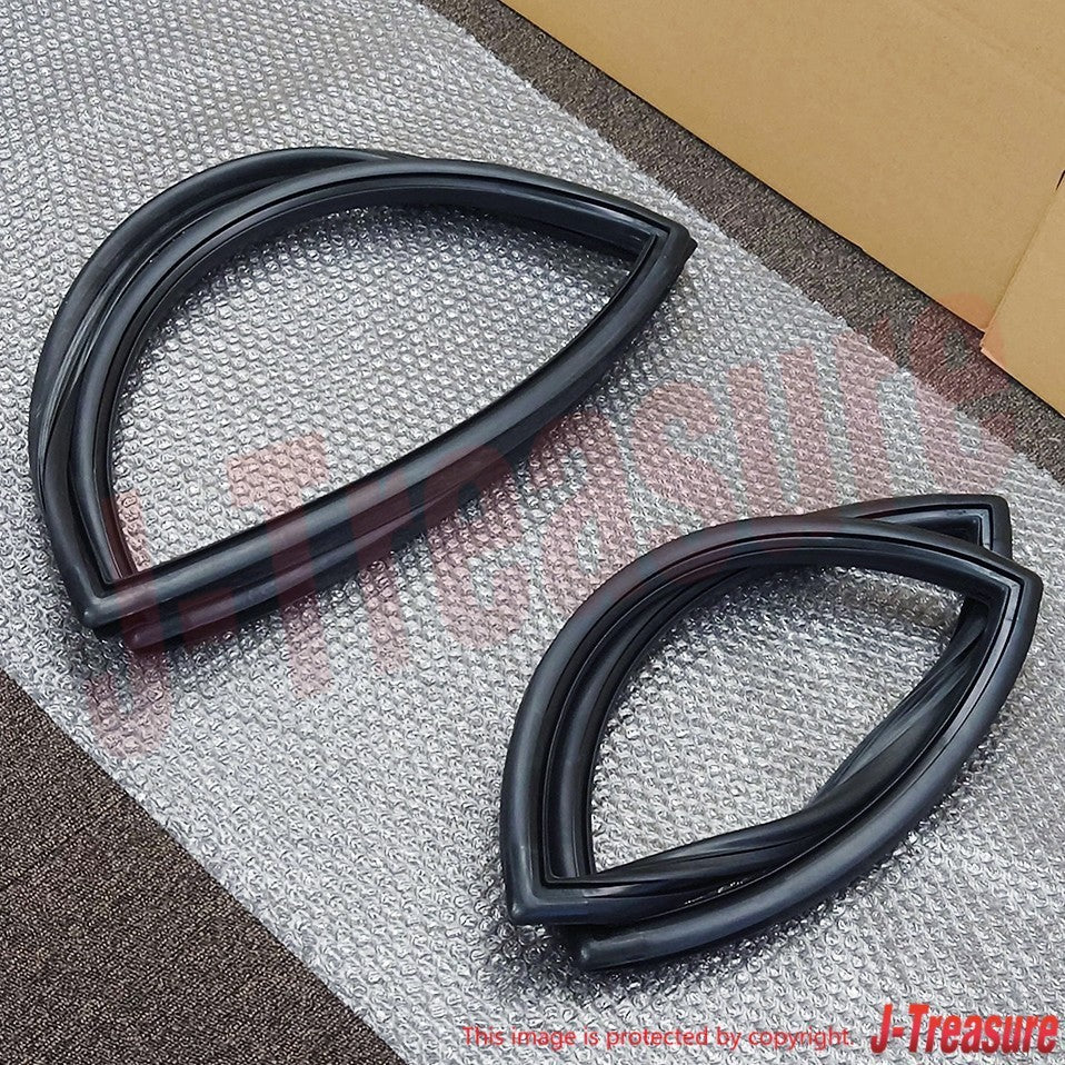 TOYOTA LAND CRUISER 70 Genuine Back Door Glass Weatherstrip RH & LH Set OEM