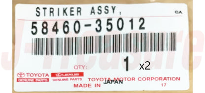 TOYOTA 4RUNNER GRN215 96-09 Genuine Luggage Hold Belt Striker 58460-35012 x2 set