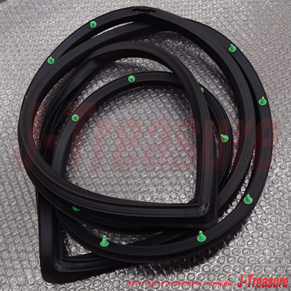TOYOTA LAND CRUISER KZJ78 Genuine Front & Rear Door Weatherstrip RH LH Set OEM