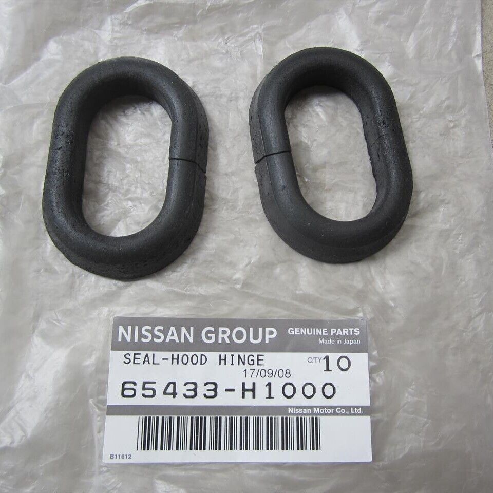 NISSAN DATSUN 1200 B110 B120 UTE SUNNY Genuine Hood Hinge Seal Rubbers 2pcs Set